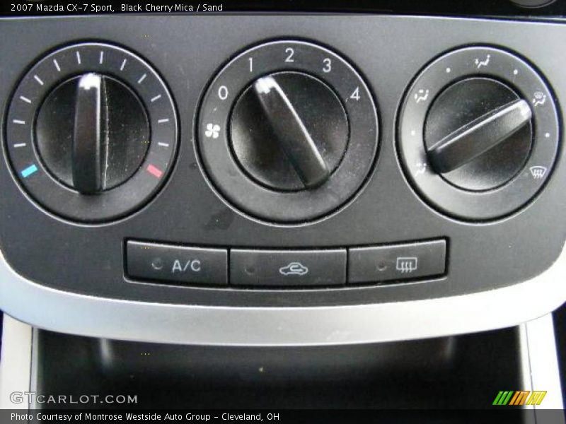 Black Cherry Mica / Sand 2007 Mazda CX-7 Sport