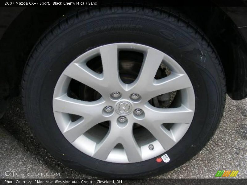 Black Cherry Mica / Sand 2007 Mazda CX-7 Sport