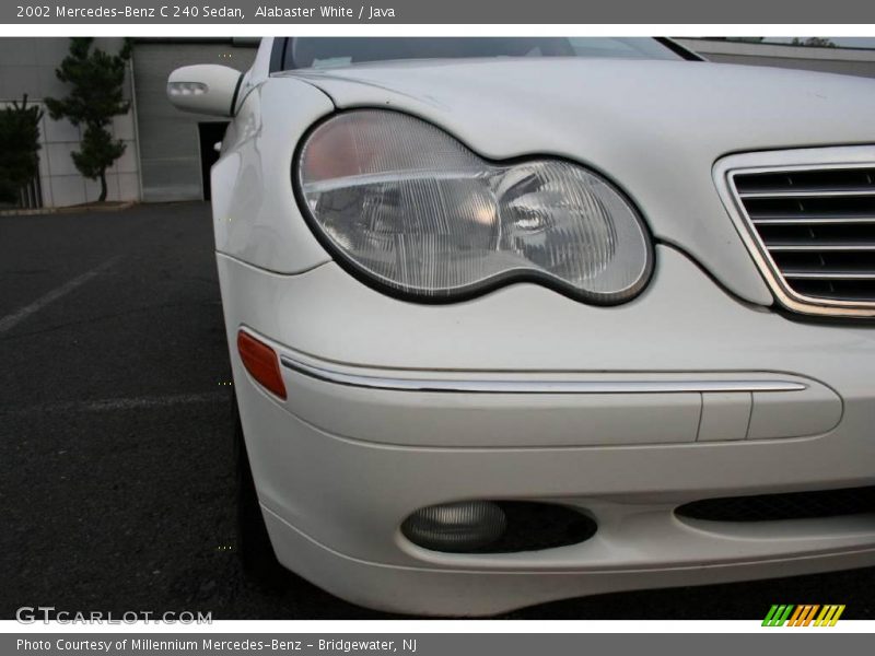 Alabaster White / Java 2002 Mercedes-Benz C 240 Sedan