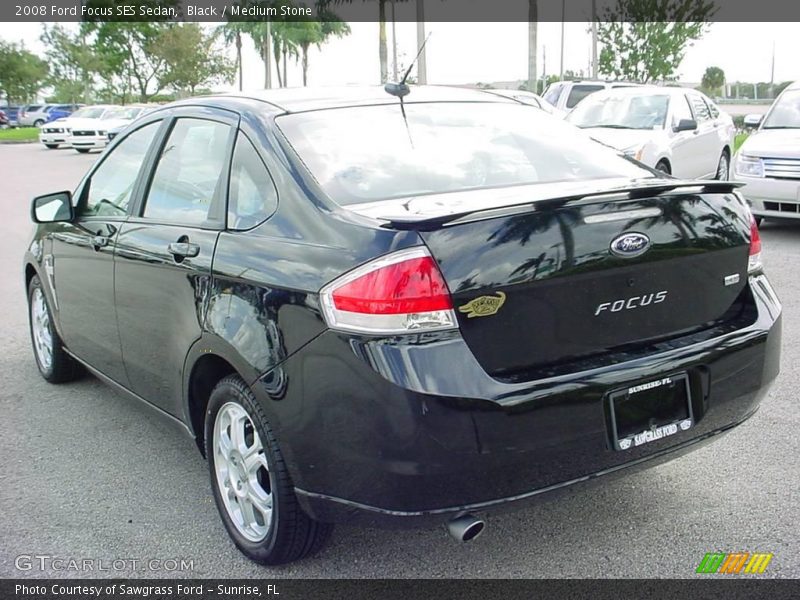 Black / Medium Stone 2008 Ford Focus SES Sedan