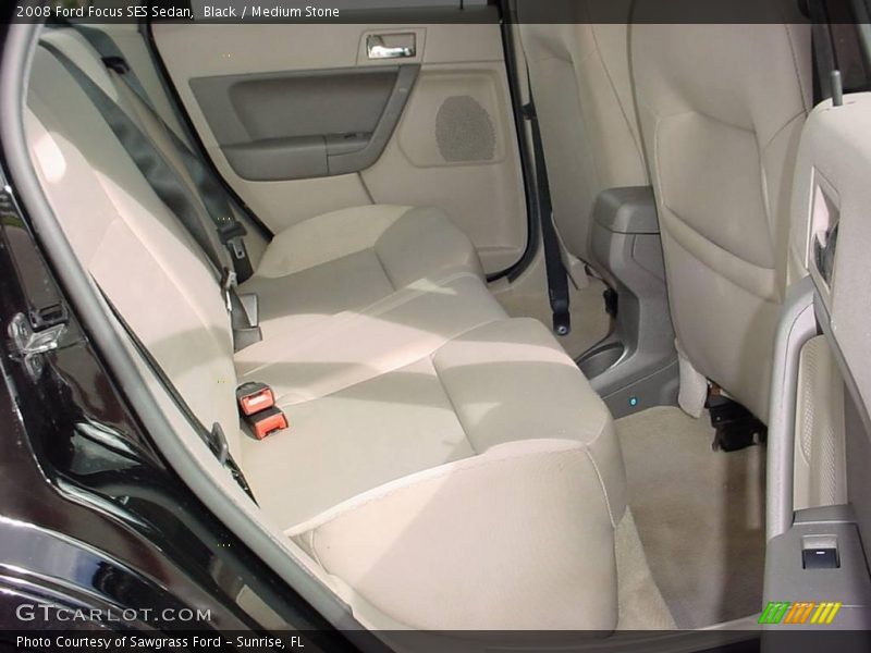Black / Medium Stone 2008 Ford Focus SES Sedan