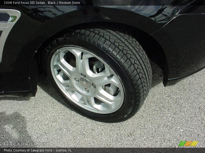 Black / Medium Stone 2008 Ford Focus SES Sedan