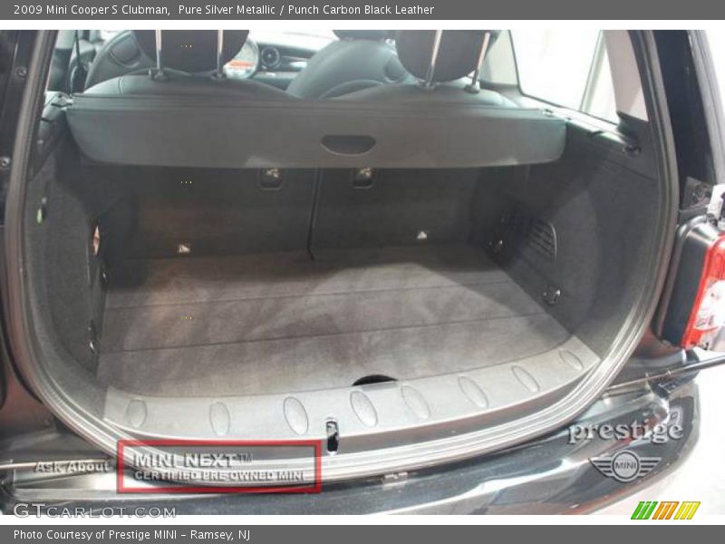 Pure Silver Metallic / Punch Carbon Black Leather 2009 Mini Cooper S Clubman
