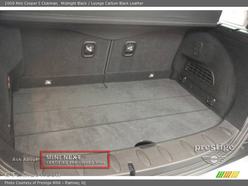 Midnight Black / Lounge Carbon Black Leather 2009 Mini Cooper S Clubman