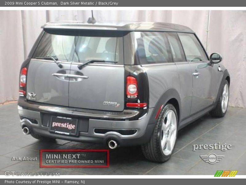 Dark Silver Metallic / Black/Grey 2009 Mini Cooper S Clubman