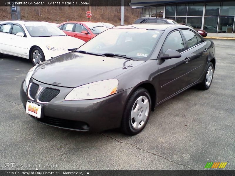 Granite Metallic / Ebony 2006 Pontiac G6 Sedan