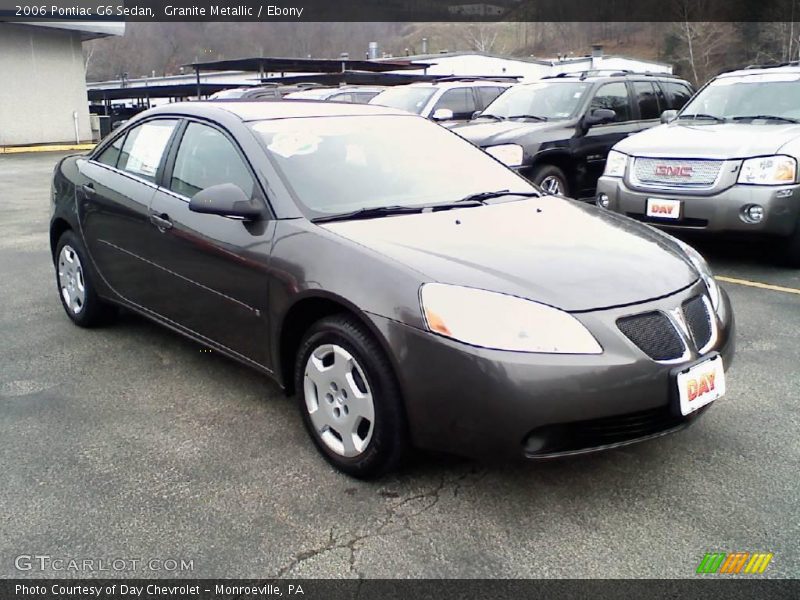 Granite Metallic / Ebony 2006 Pontiac G6 Sedan
