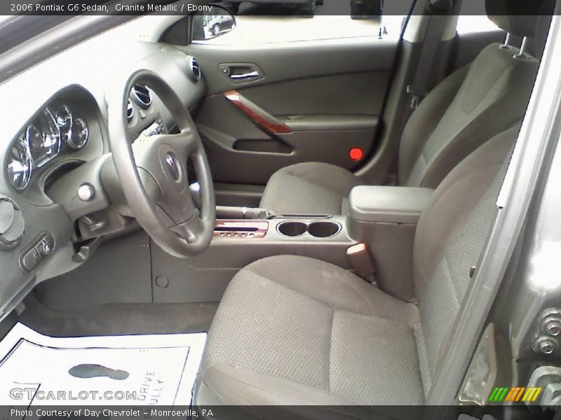 Granite Metallic / Ebony 2006 Pontiac G6 Sedan