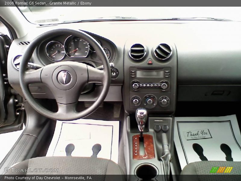 Granite Metallic / Ebony 2006 Pontiac G6 Sedan