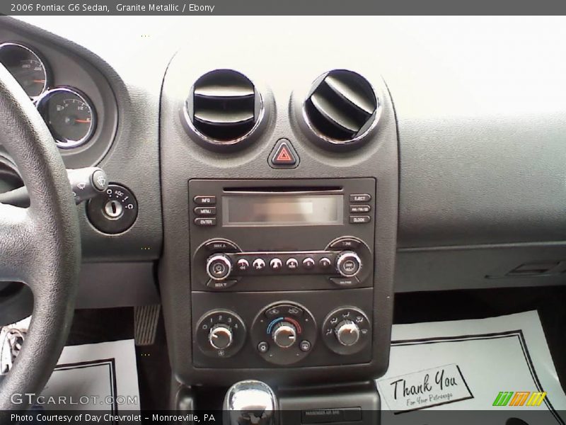 Granite Metallic / Ebony 2006 Pontiac G6 Sedan