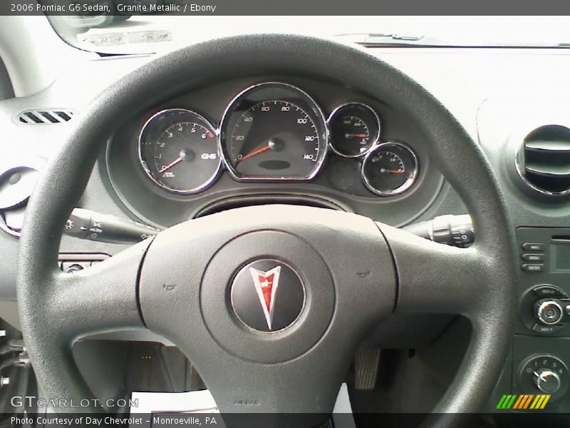Granite Metallic / Ebony 2006 Pontiac G6 Sedan