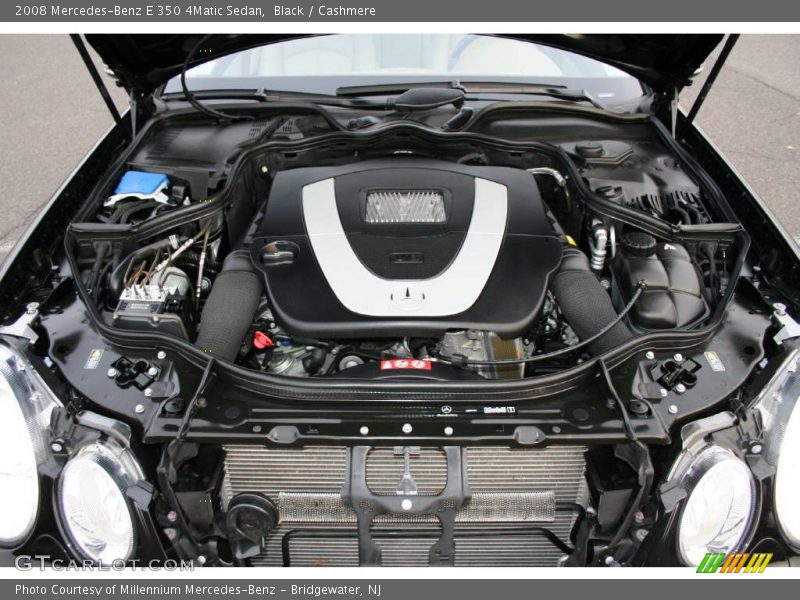 Black / Cashmere 2008 Mercedes-Benz E 350 4Matic Sedan