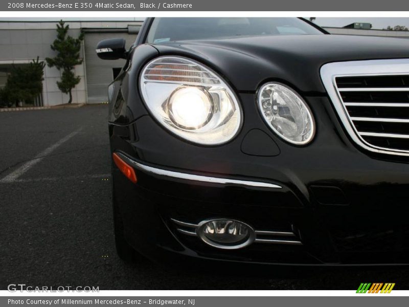 Black / Cashmere 2008 Mercedes-Benz E 350 4Matic Sedan