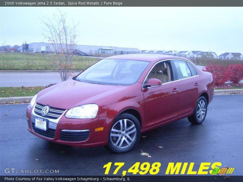 Spice Red Metallic / Pure Beige 2006 Volkswagen Jetta 2.5 Sedan