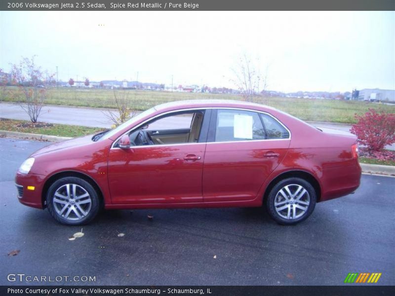 Spice Red Metallic / Pure Beige 2006 Volkswagen Jetta 2.5 Sedan