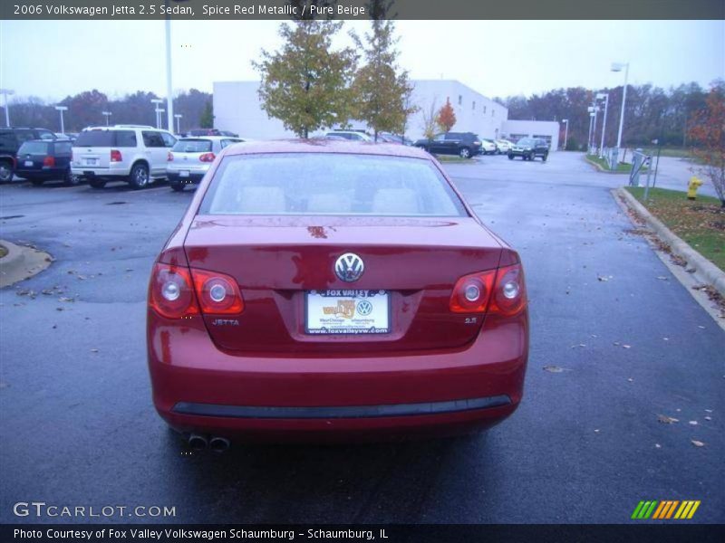 Spice Red Metallic / Pure Beige 2006 Volkswagen Jetta 2.5 Sedan