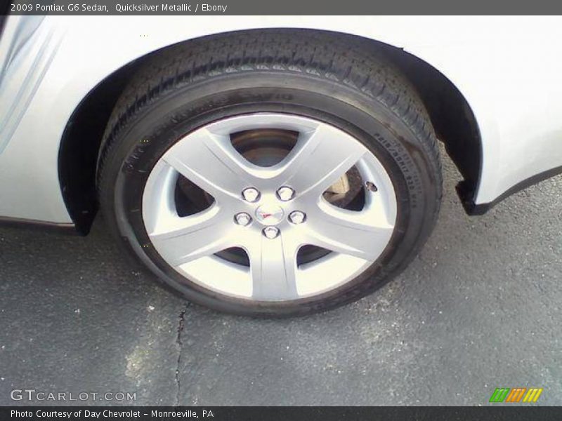 Quicksilver Metallic / Ebony 2009 Pontiac G6 Sedan
