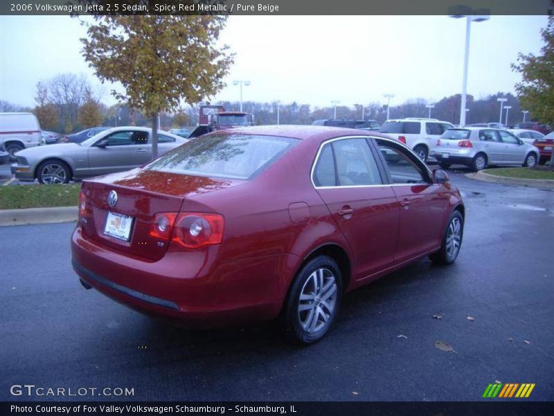 Spice Red Metallic / Pure Beige 2006 Volkswagen Jetta 2.5 Sedan