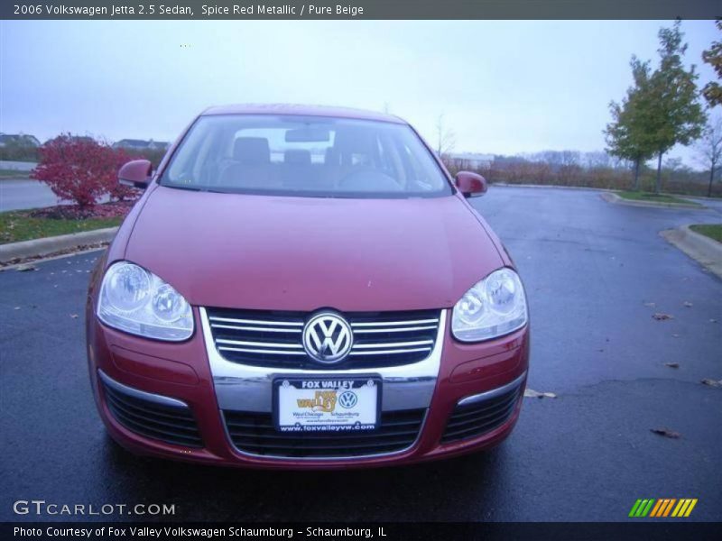 Spice Red Metallic / Pure Beige 2006 Volkswagen Jetta 2.5 Sedan
