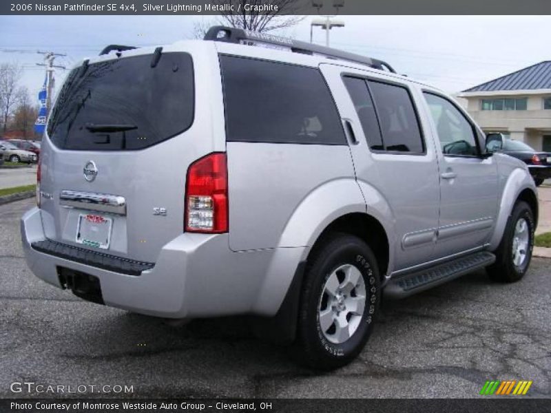 Silver Lightning Metallic / Graphite 2006 Nissan Pathfinder SE 4x4