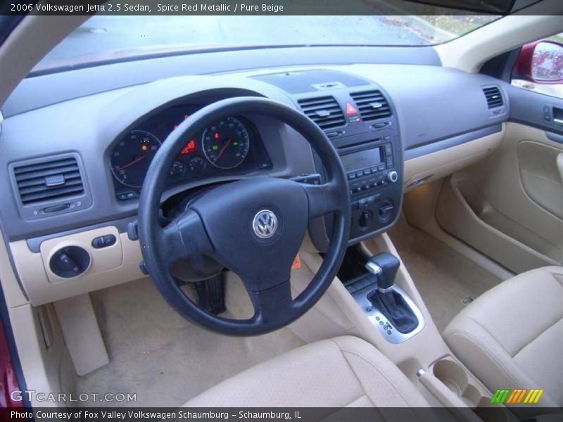 Spice Red Metallic / Pure Beige 2006 Volkswagen Jetta 2.5 Sedan