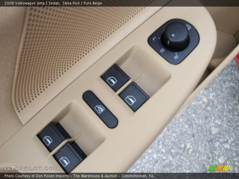 Salsa Red / Pure Beige 2008 Volkswagen Jetta S Sedan