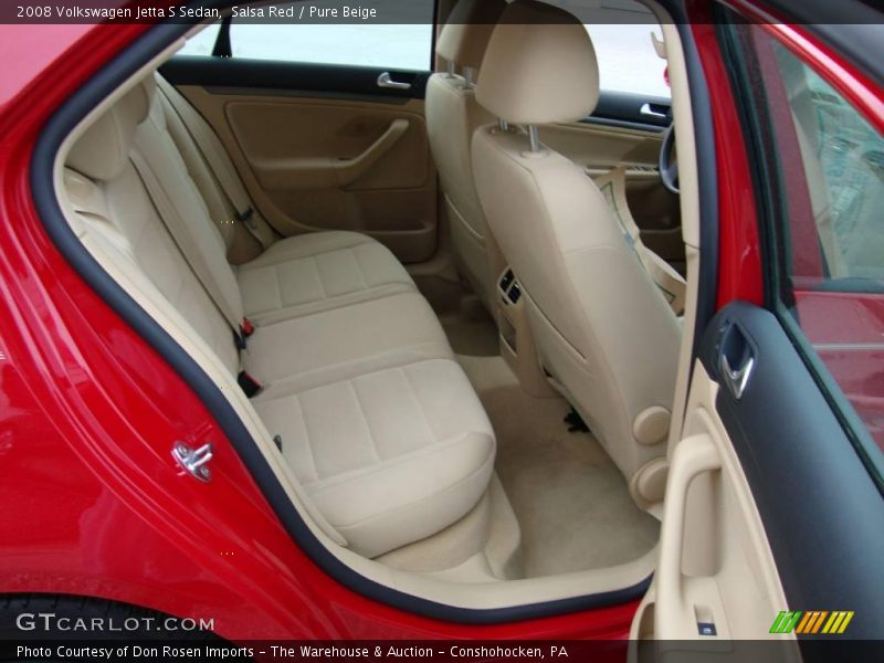 Salsa Red / Pure Beige 2008 Volkswagen Jetta S Sedan