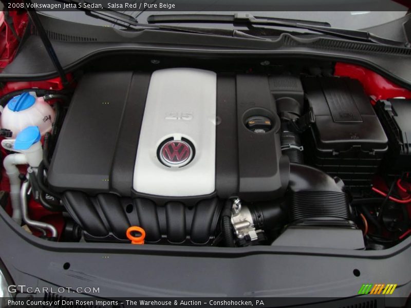 Salsa Red / Pure Beige 2008 Volkswagen Jetta S Sedan