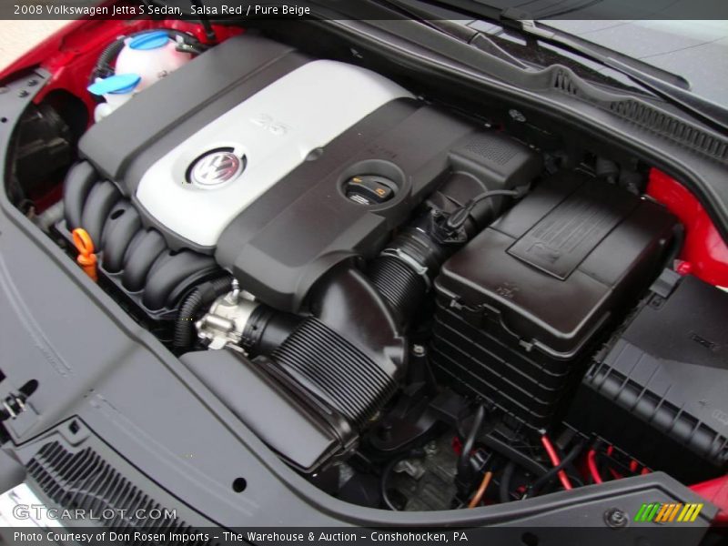 Salsa Red / Pure Beige 2008 Volkswagen Jetta S Sedan