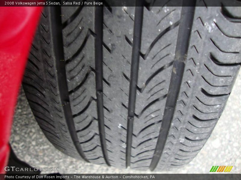 Salsa Red / Pure Beige 2008 Volkswagen Jetta S Sedan