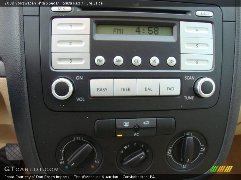 Salsa Red / Pure Beige 2008 Volkswagen Jetta S Sedan