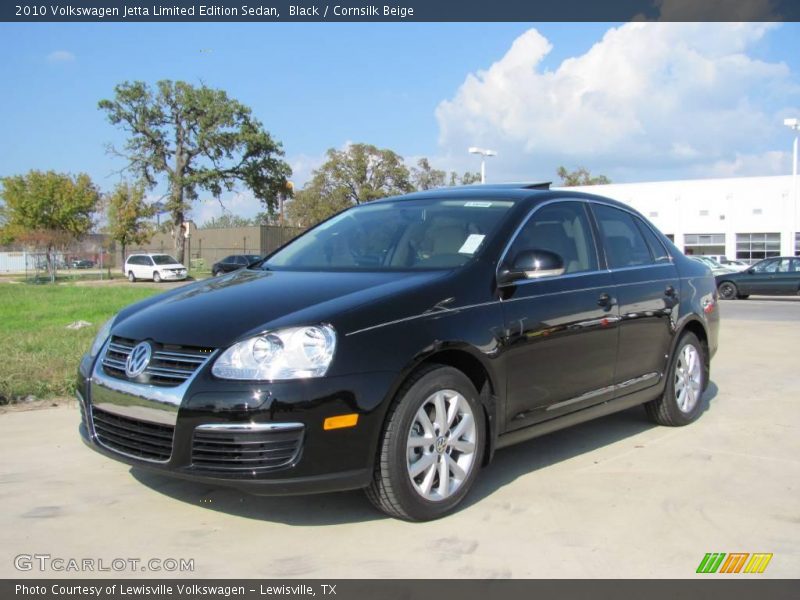 Black / Cornsilk Beige 2010 Volkswagen Jetta Limited Edition Sedan