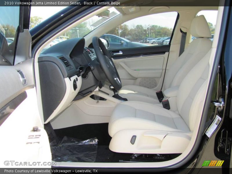 Black / Cornsilk Beige 2010 Volkswagen Jetta Limited Edition Sedan