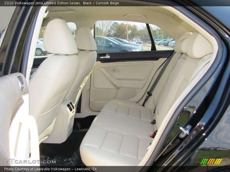Black / Cornsilk Beige 2010 Volkswagen Jetta Limited Edition Sedan