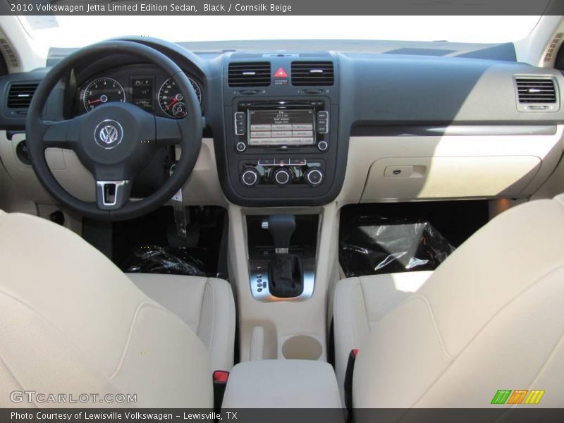 Black / Cornsilk Beige 2010 Volkswagen Jetta Limited Edition Sedan