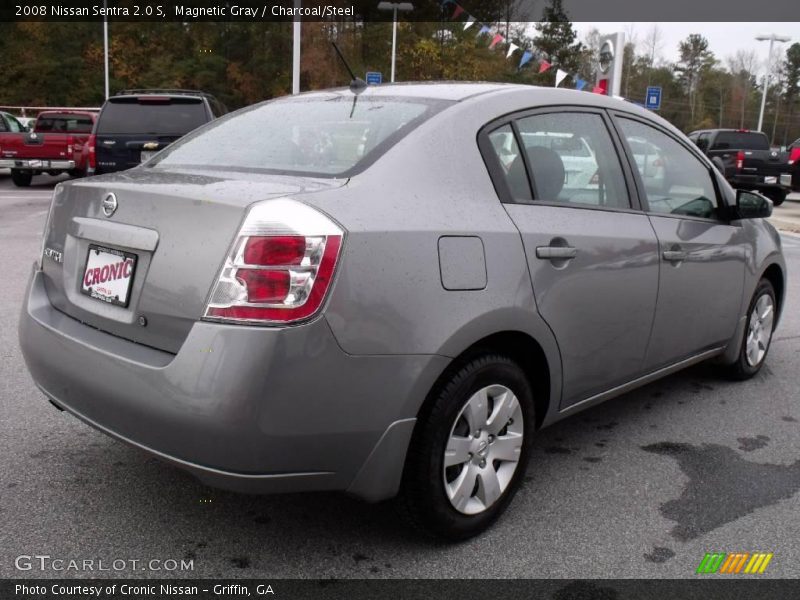 Magnetic Gray / Charcoal/Steel 2008 Nissan Sentra 2.0 S