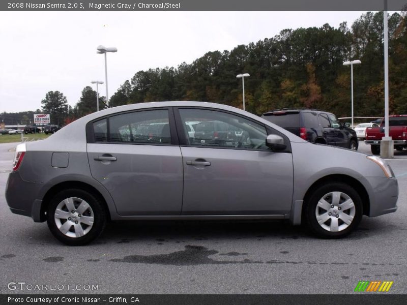 Magnetic Gray / Charcoal/Steel 2008 Nissan Sentra 2.0 S