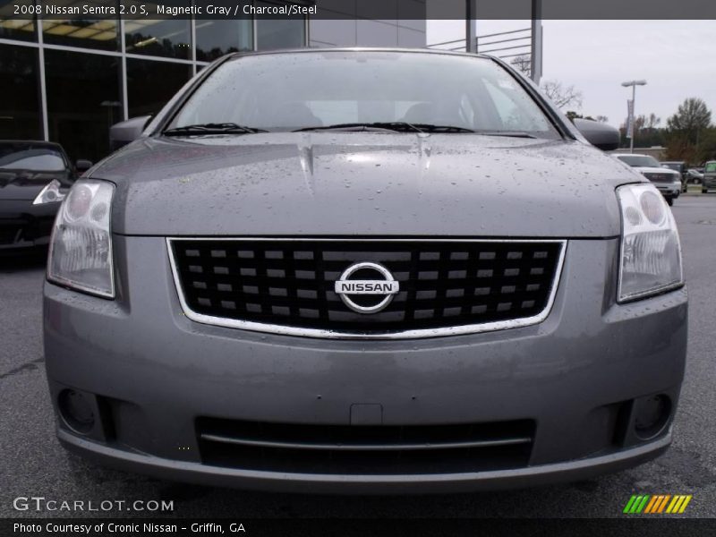 Magnetic Gray / Charcoal/Steel 2008 Nissan Sentra 2.0 S