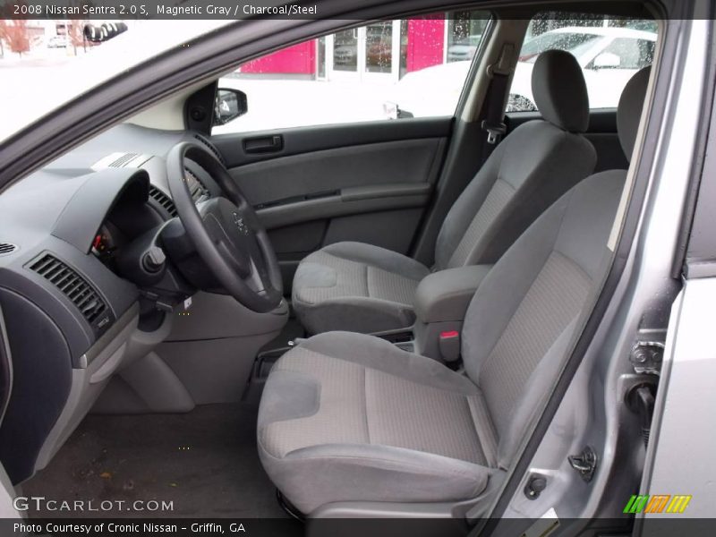 Magnetic Gray / Charcoal/Steel 2008 Nissan Sentra 2.0 S