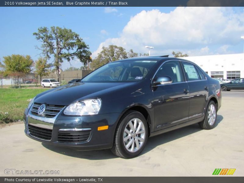 Blue Graphite Metallic / Titan Black 2010 Volkswagen Jetta SE Sedan