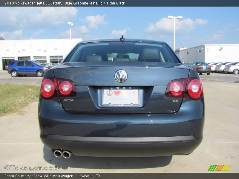 Blue Graphite Metallic / Titan Black 2010 Volkswagen Jetta SE Sedan