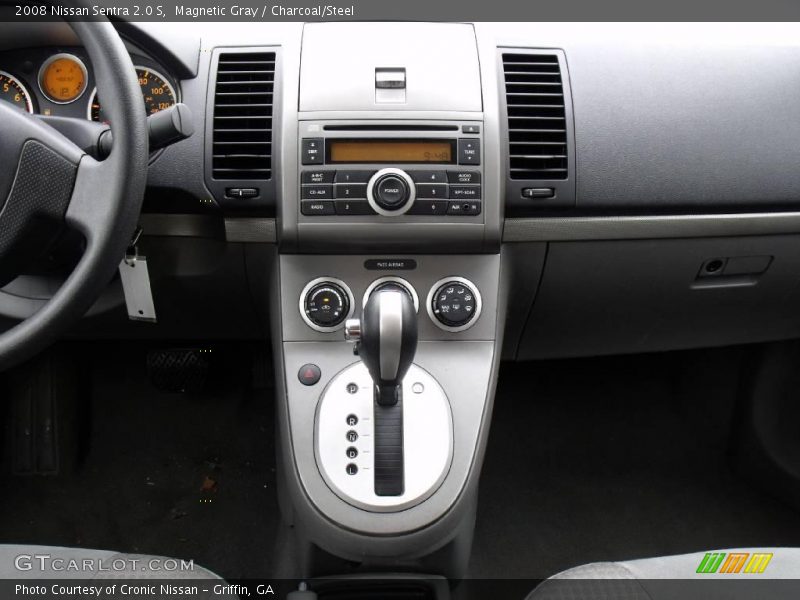 Magnetic Gray / Charcoal/Steel 2008 Nissan Sentra 2.0 S