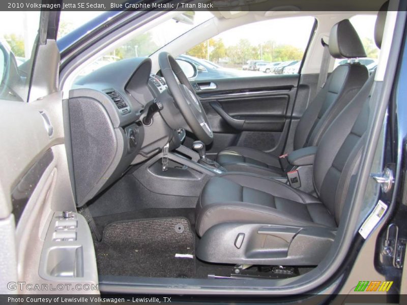 Blue Graphite Metallic / Titan Black 2010 Volkswagen Jetta SE Sedan