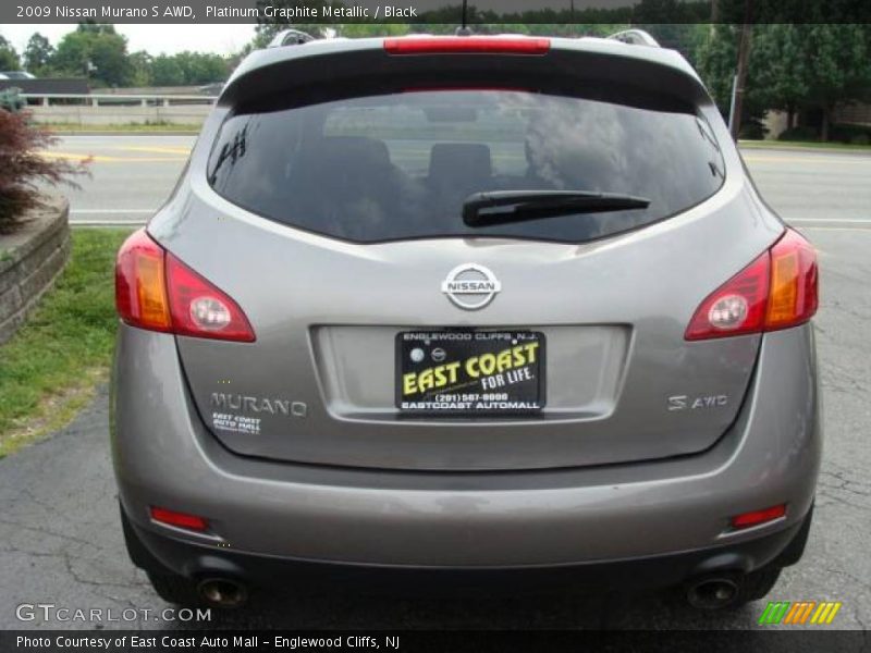 Platinum Graphite Metallic / Black 2009 Nissan Murano S AWD