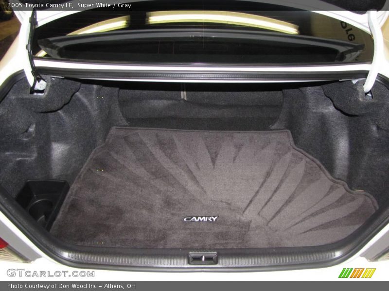 Super White / Gray 2005 Toyota Camry LE