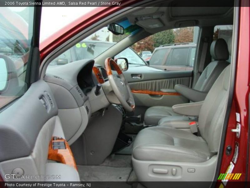 Salsa Red Pearl / Stone Gray 2006 Toyota Sienna Limited AWD