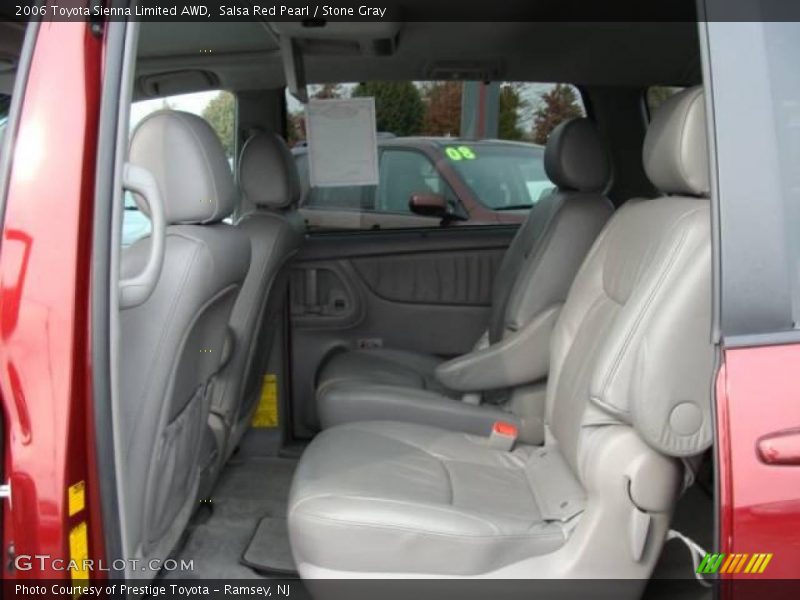 Salsa Red Pearl / Stone Gray 2006 Toyota Sienna Limited AWD