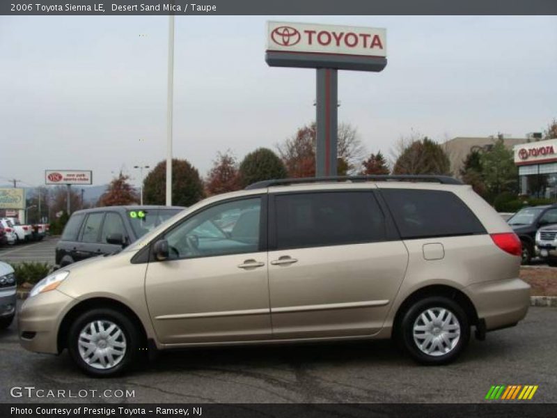 Desert Sand Mica / Taupe 2006 Toyota Sienna LE