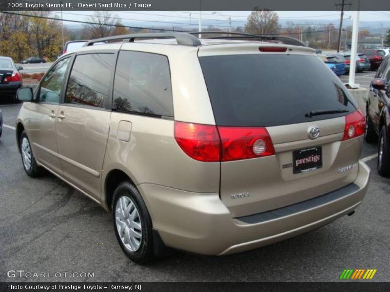 Desert Sand Mica / Taupe 2006 Toyota Sienna LE