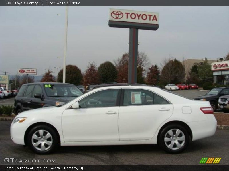 Super White / Bisque 2007 Toyota Camry LE